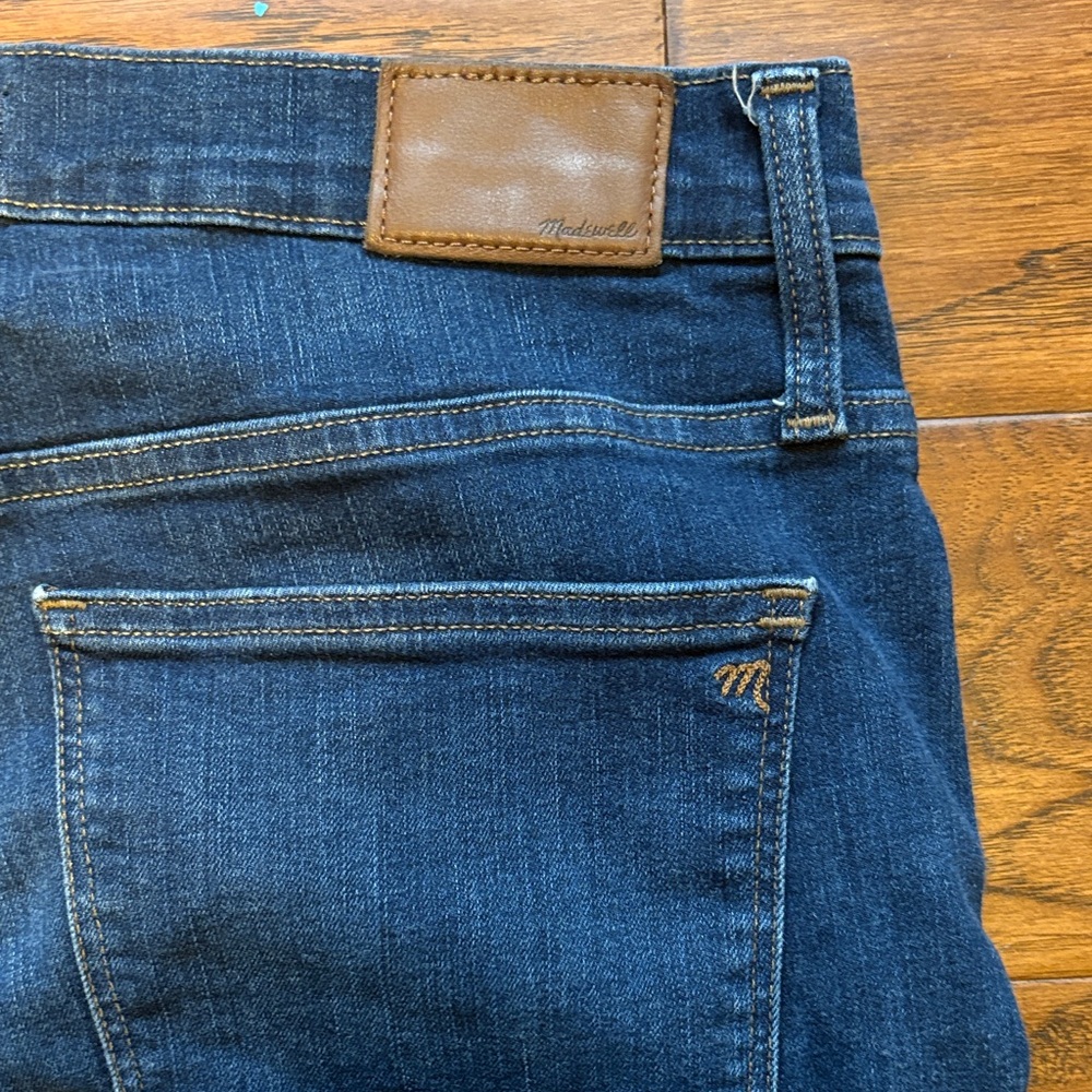 Madewell 10” High Rise Skinny Dark Wash Jeans - Picture 6 of 8